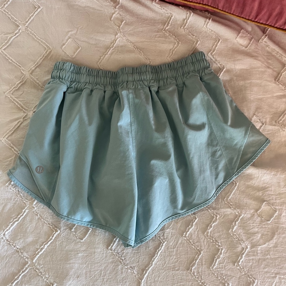 Light blue hotty hot lululemon shorts